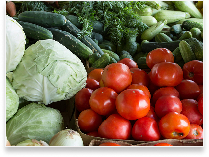 Tomatoes,Lettuce,Cucumbers